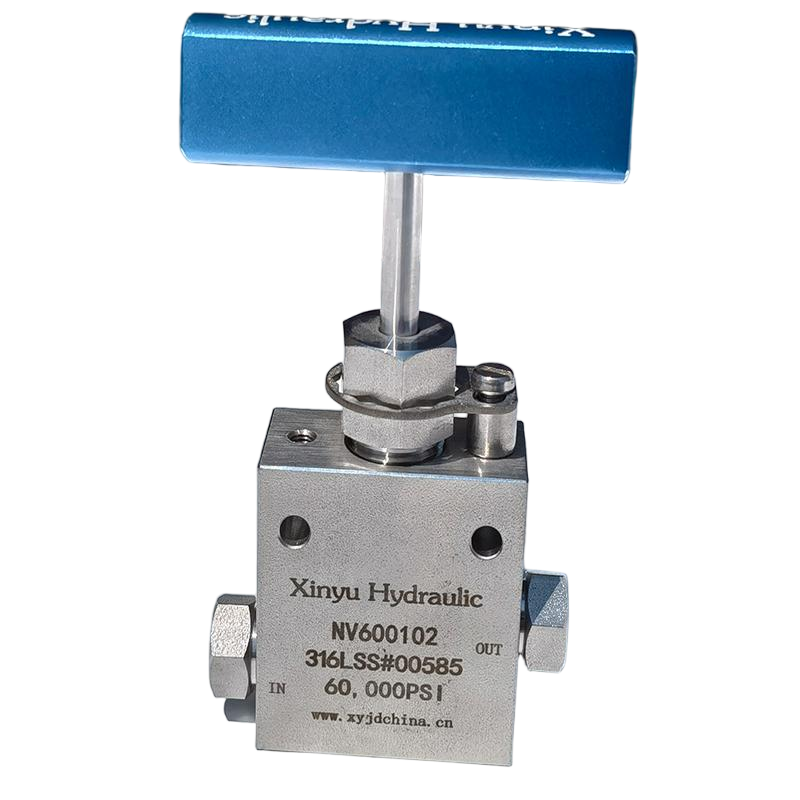 60,000PSIi不锈钢高压手动针阀
