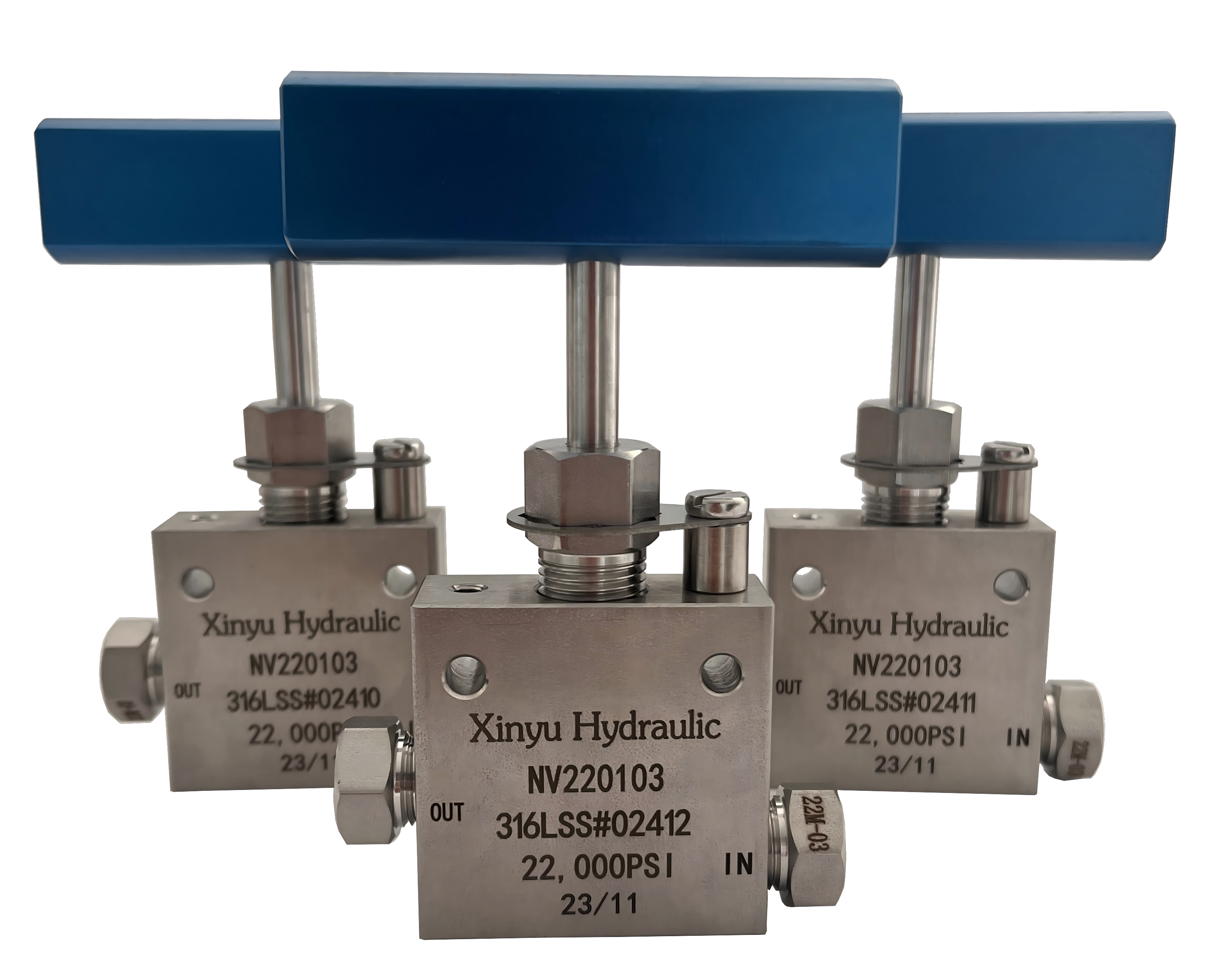 三通型（两进一出）高压手动针阀