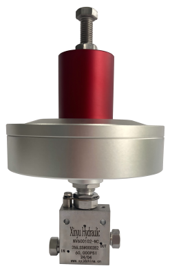 高压气控阀柱常闭型气控针阀